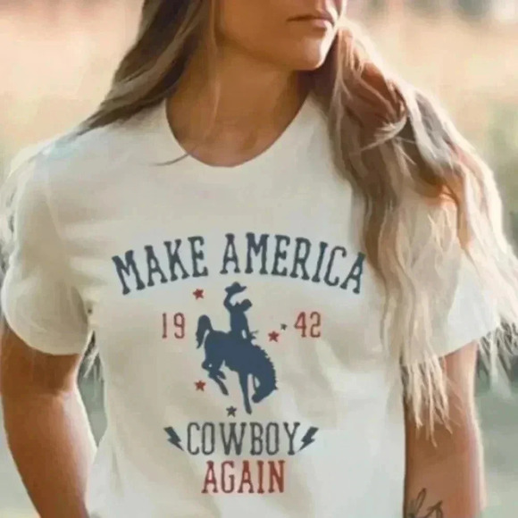 Make America Cowboy Again high-quality DTF transfer sheet. 3 For $15 - Picture 2 of 2